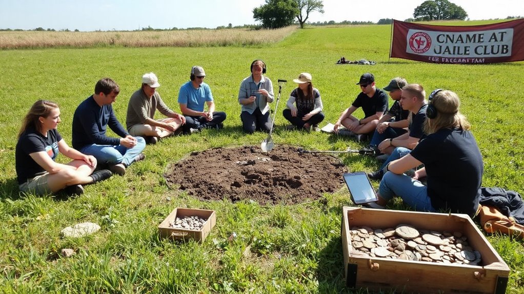 metal detecting club learning